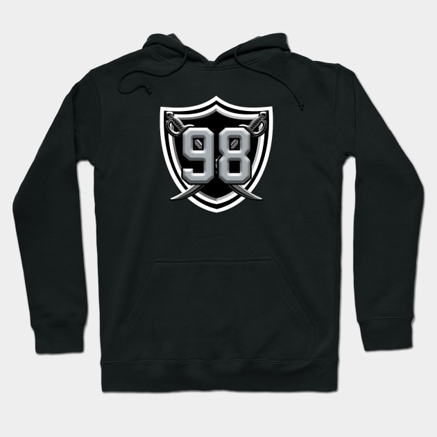 OAKLAND SHIELD (CROSBY) Hoodie by GardenOfNightmares